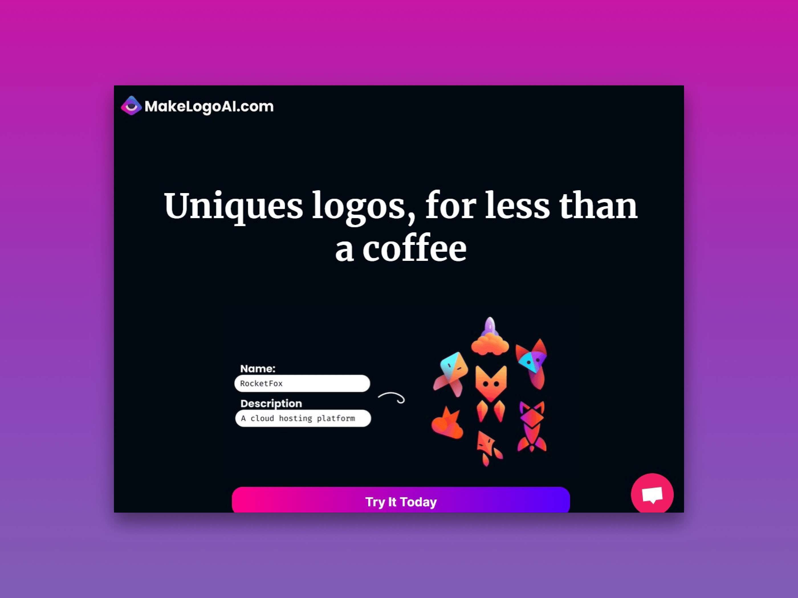 Brand logo for external website's link