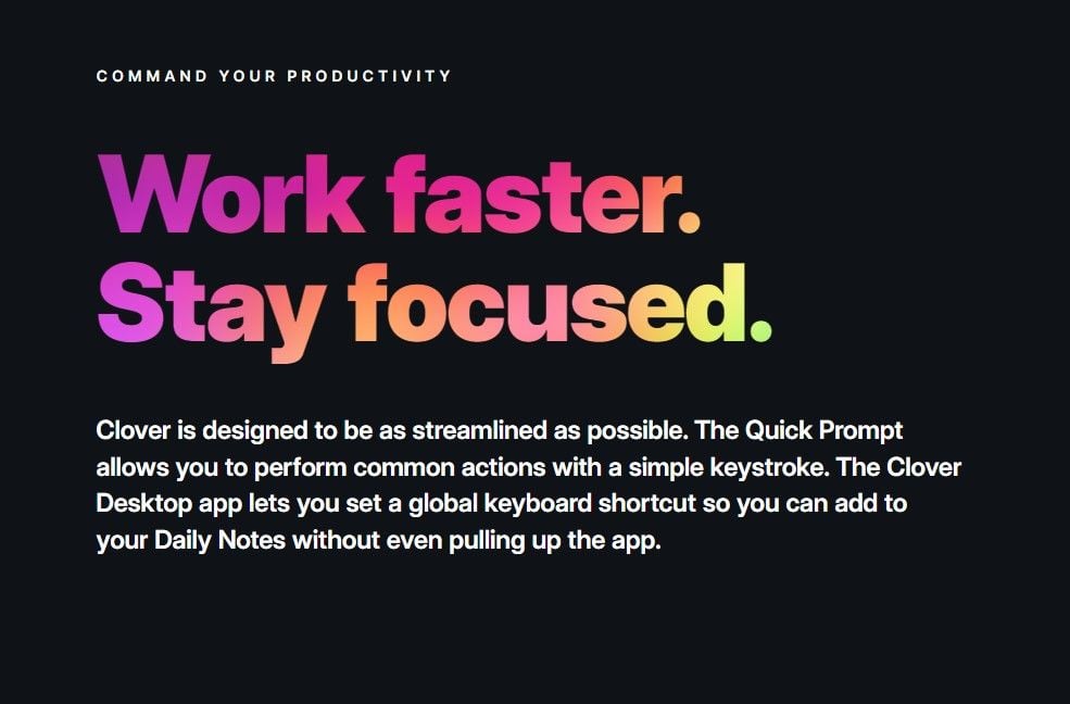 Clover V1 - Notes App | Prototypr Toolbox
