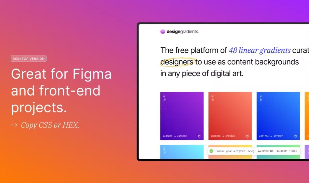 Design Gradients | Prototypr Toolbox