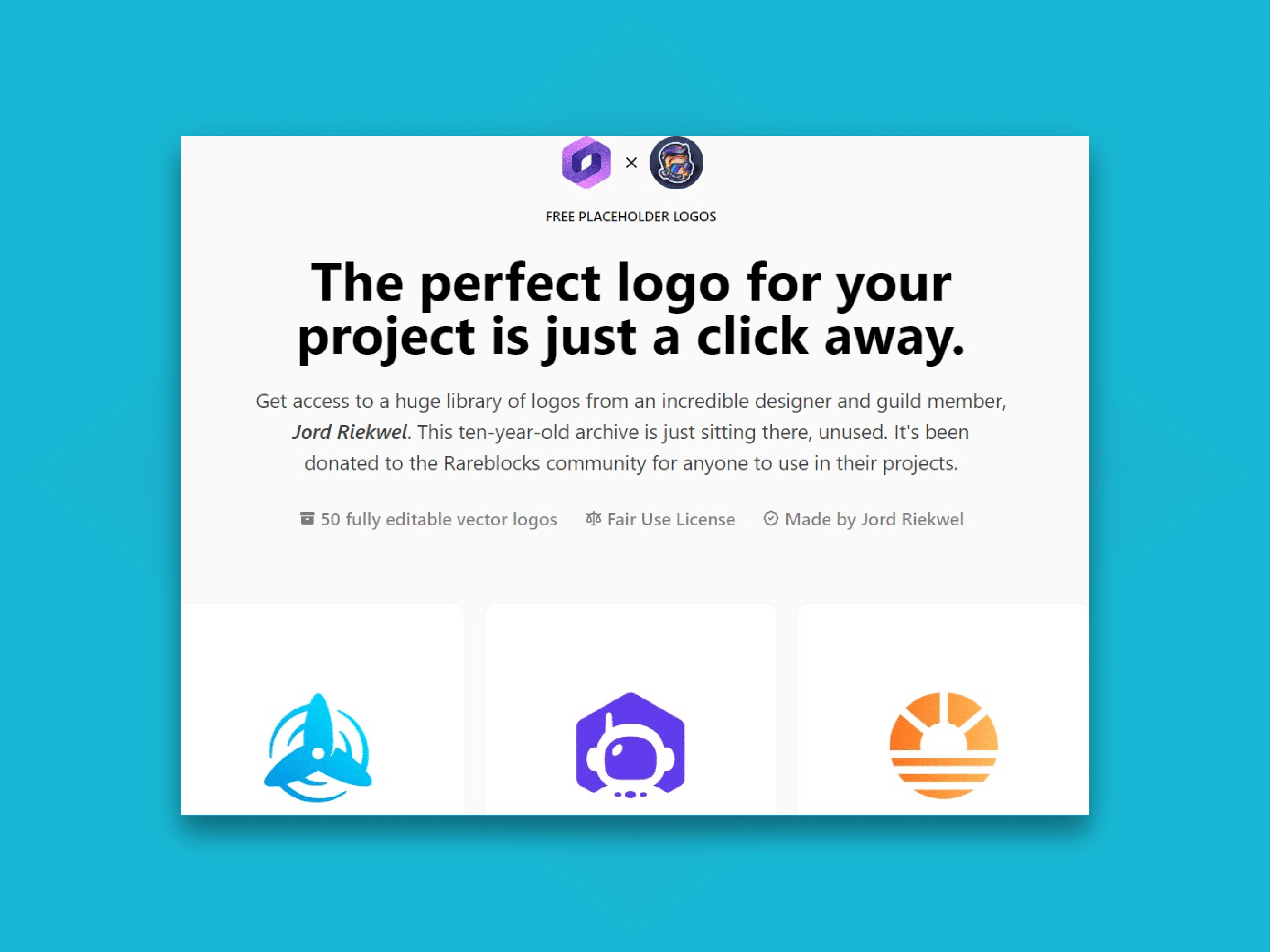 Brand logo for external website's link