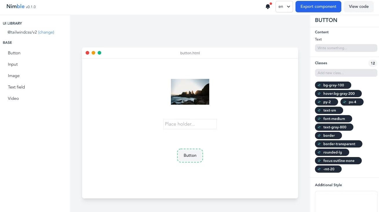 Nimble - Visual online code editor | Prototypr Toolbox
