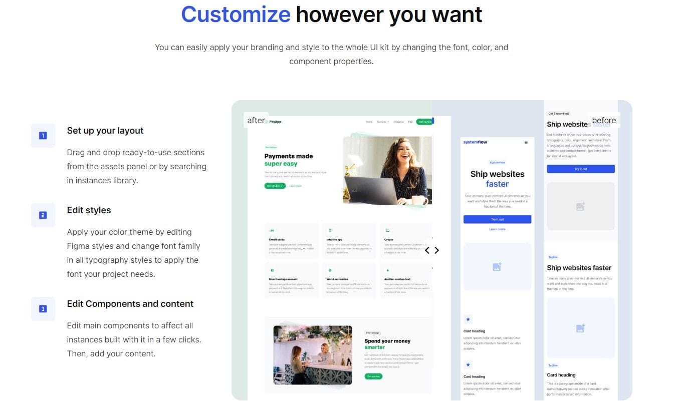 SystemFlow for Figma - The ultimate UI Kit | Prototypr Toolbox
