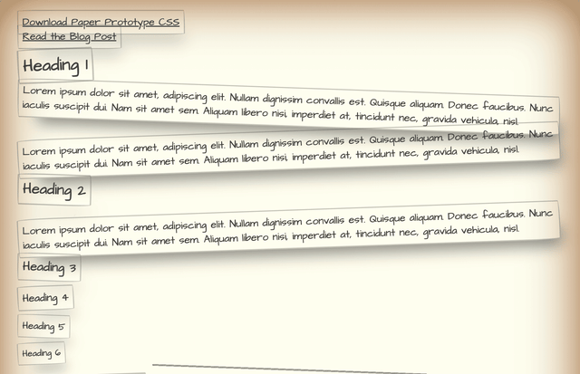 Paper Prototype CSS – Make websites like paper prototypes | Prototypr ...