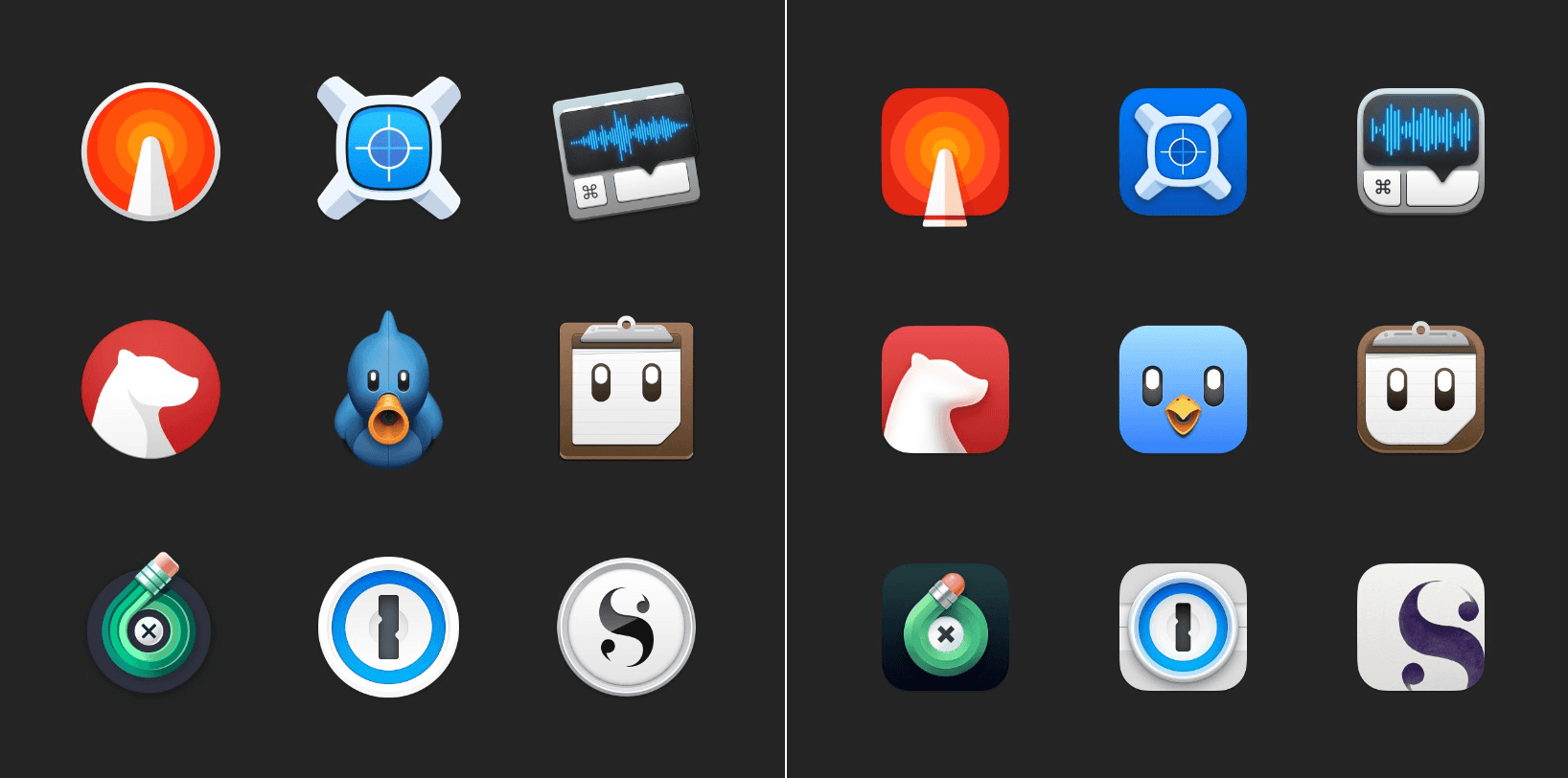 featured image for The Big Sur-ification of macOS Icons