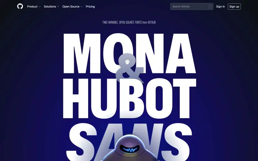 How to use huge type on the web