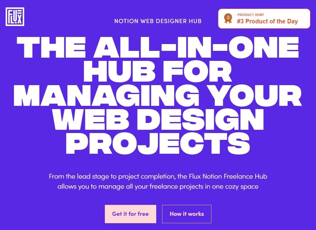 Notion Web Designer Hub - All-in-one web design project manager ...