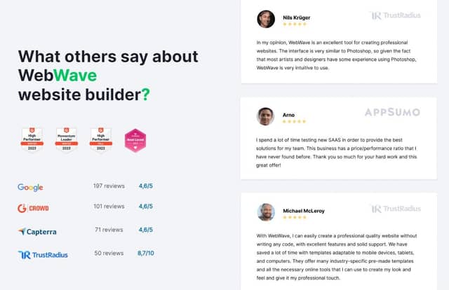 WebWave - Drag-and-drop responsive website builder | Prototypr Toolbox