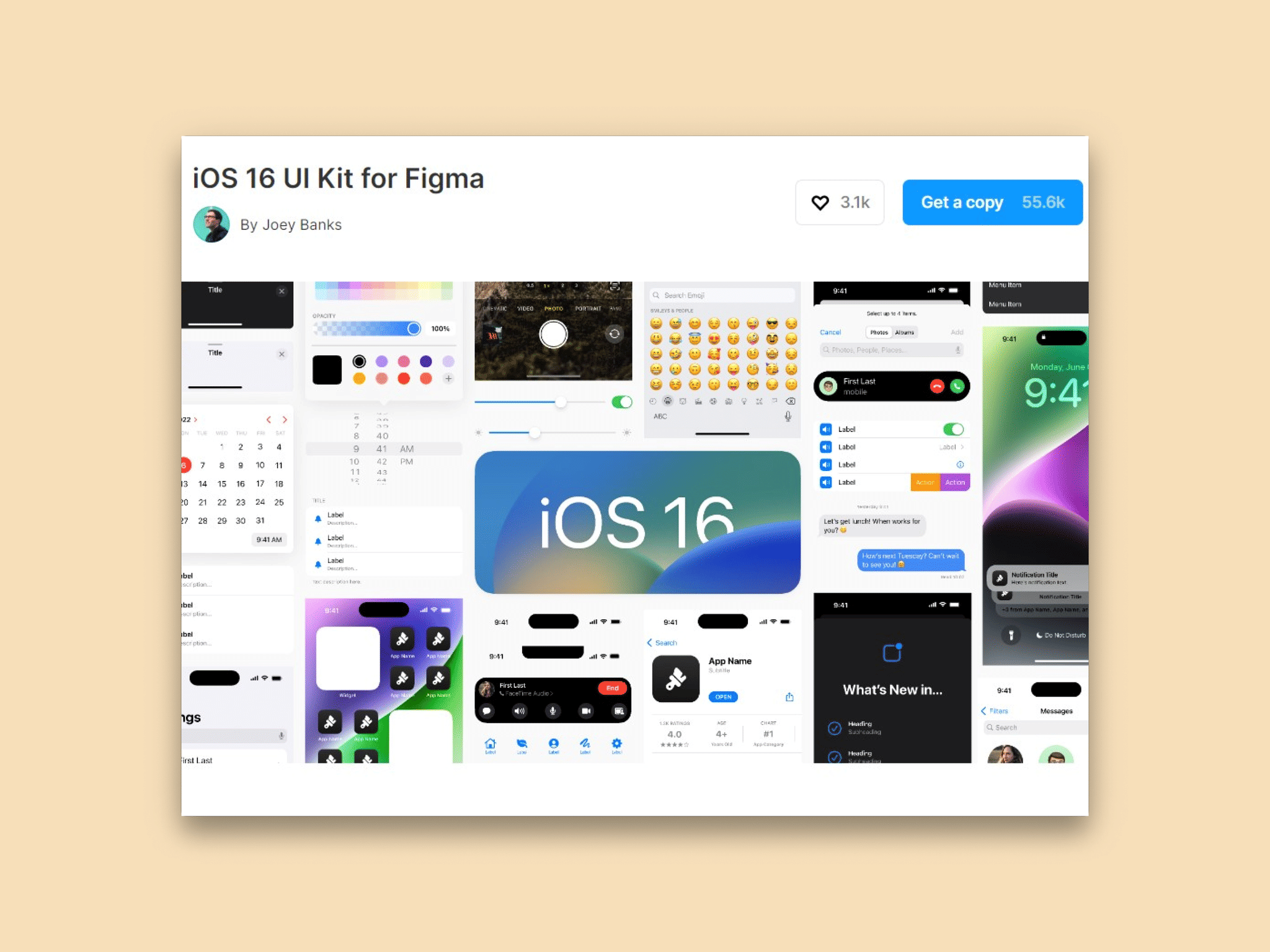 iOS 16 UI Kit for Figma - Design beautiful iOS interfaces | Prototypr ...