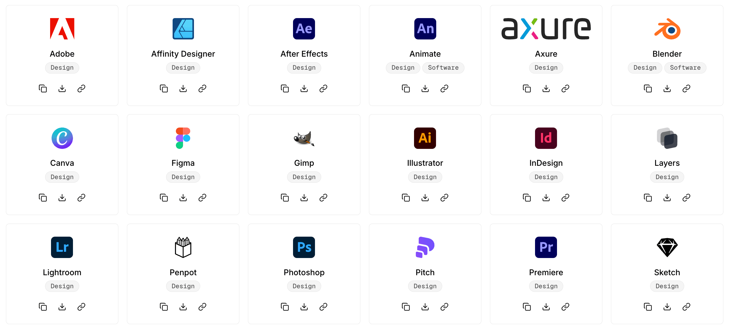 Brand logo for external website's link