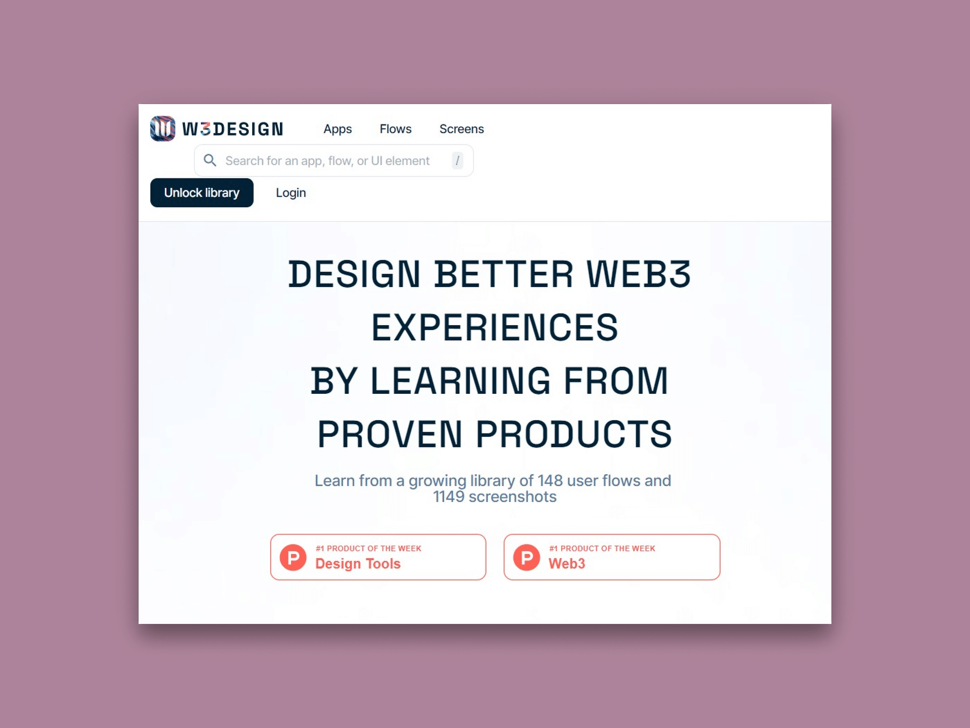 W3Design - A Web3 Design Pattern Library | Prototypr Toolbox