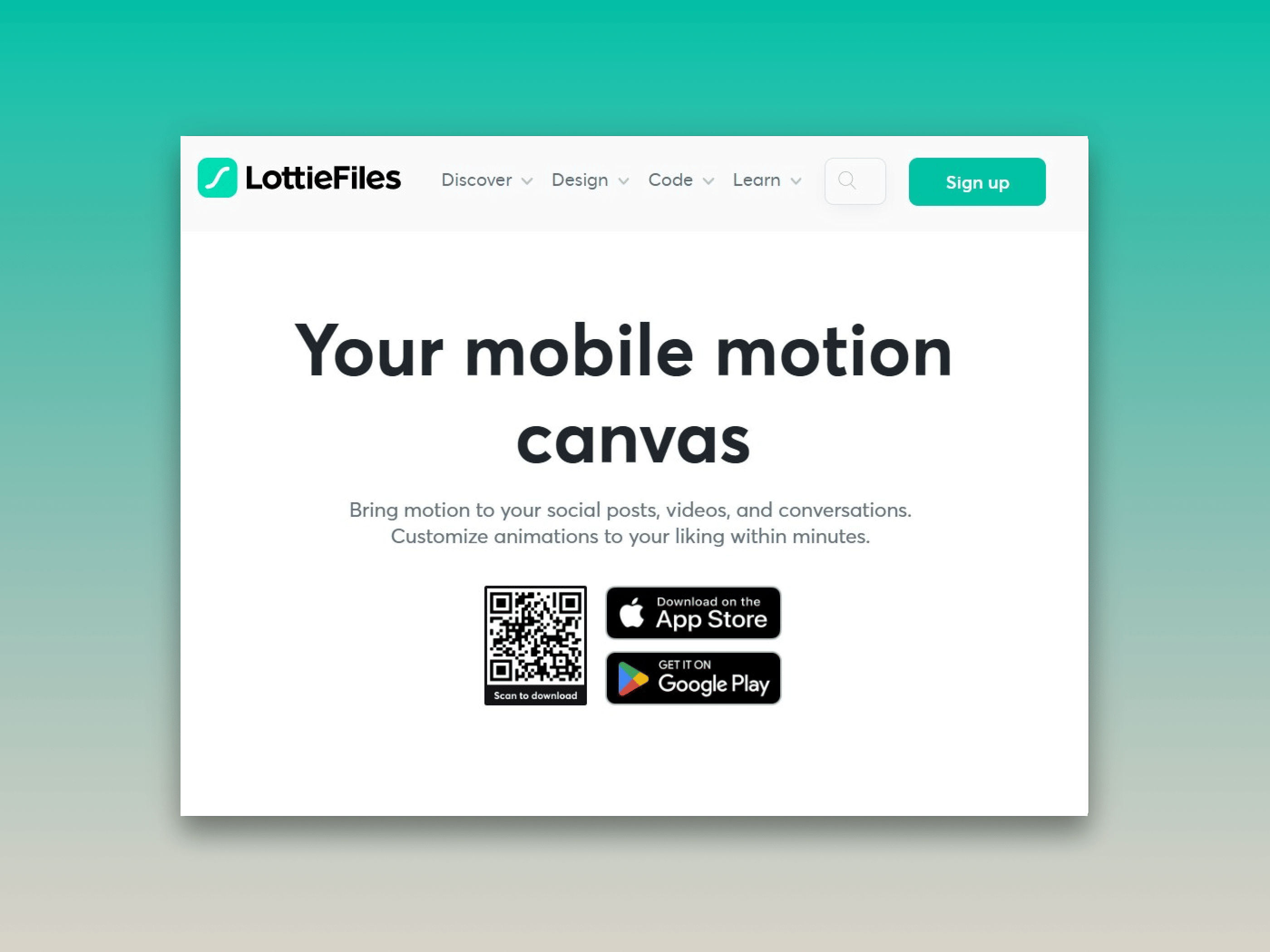 Brand logo for external website's link