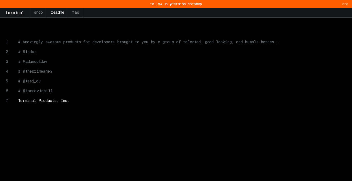 terminal.shop - order coffee from terminal | Prototypr Toolbox