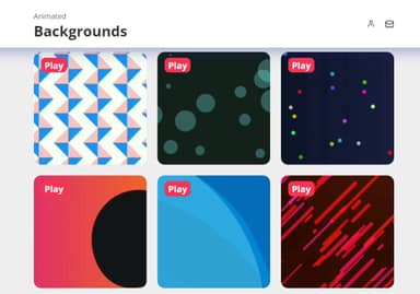 Animated backgrounds – created in HTML, CSS and Javascript – from ...