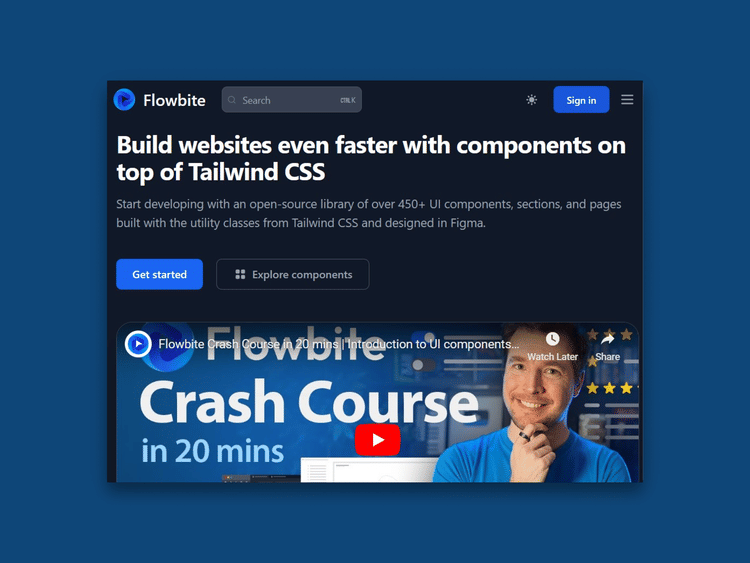 Flowbite Open source Library Of Tailwind CSS Components Prototypr flowbite-open-source-library-of-tailwind-css-components-prototypr