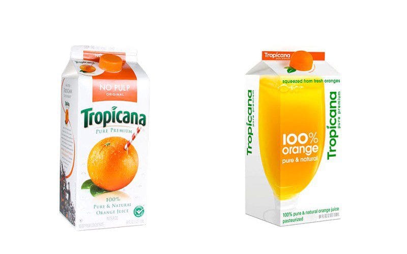 How did Tropicana lose $30 million in a packaging redesign?