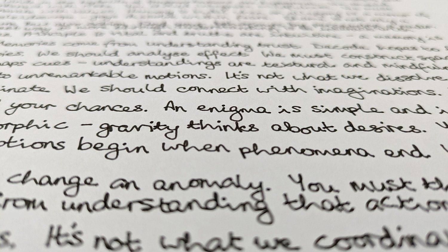 featured image for Coding My Handwriting