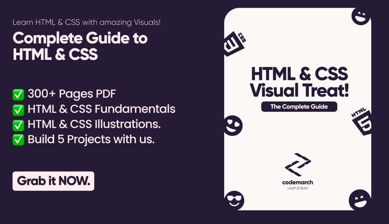HTML & CSS Visual Treat - An e-book to learn HTML & CSS visually ...