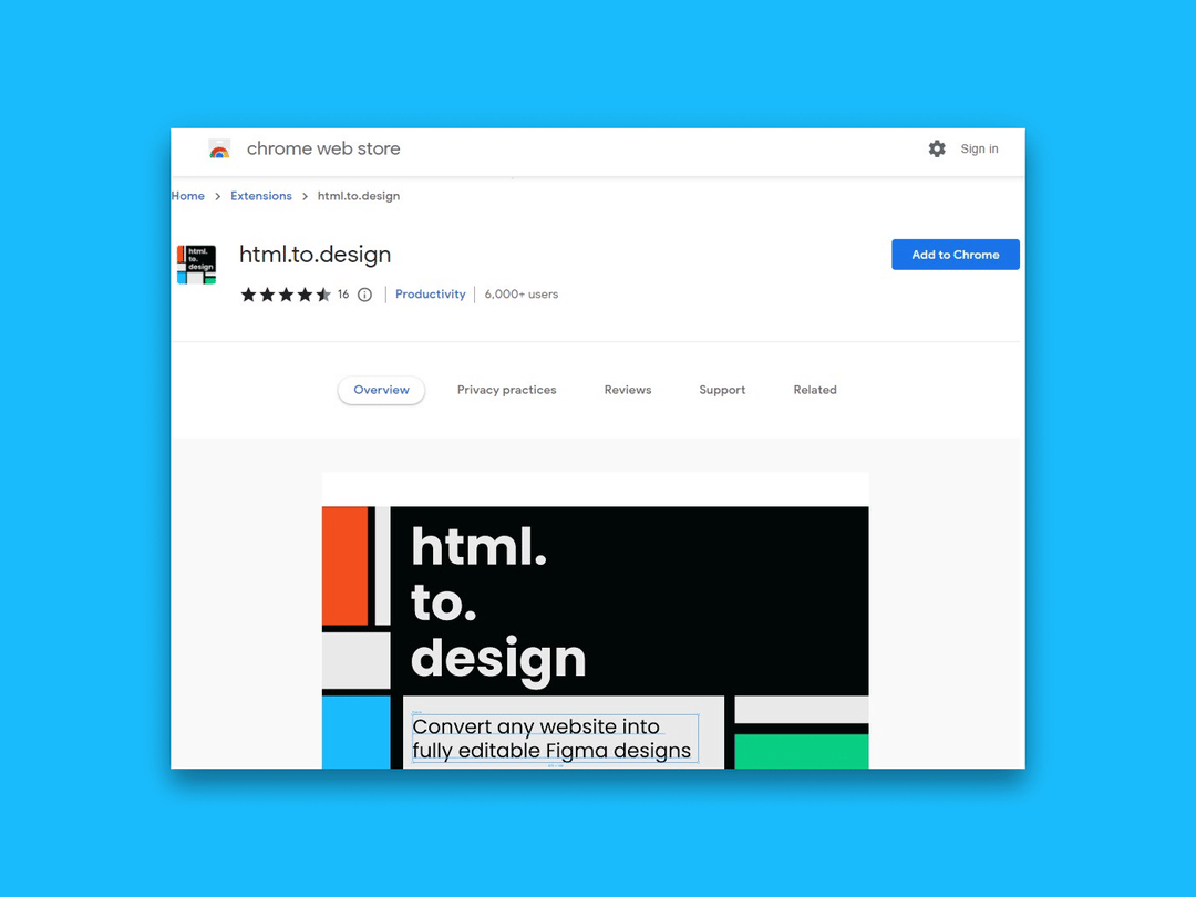html.to.design Chrome Extension | Prototypr Toolbox