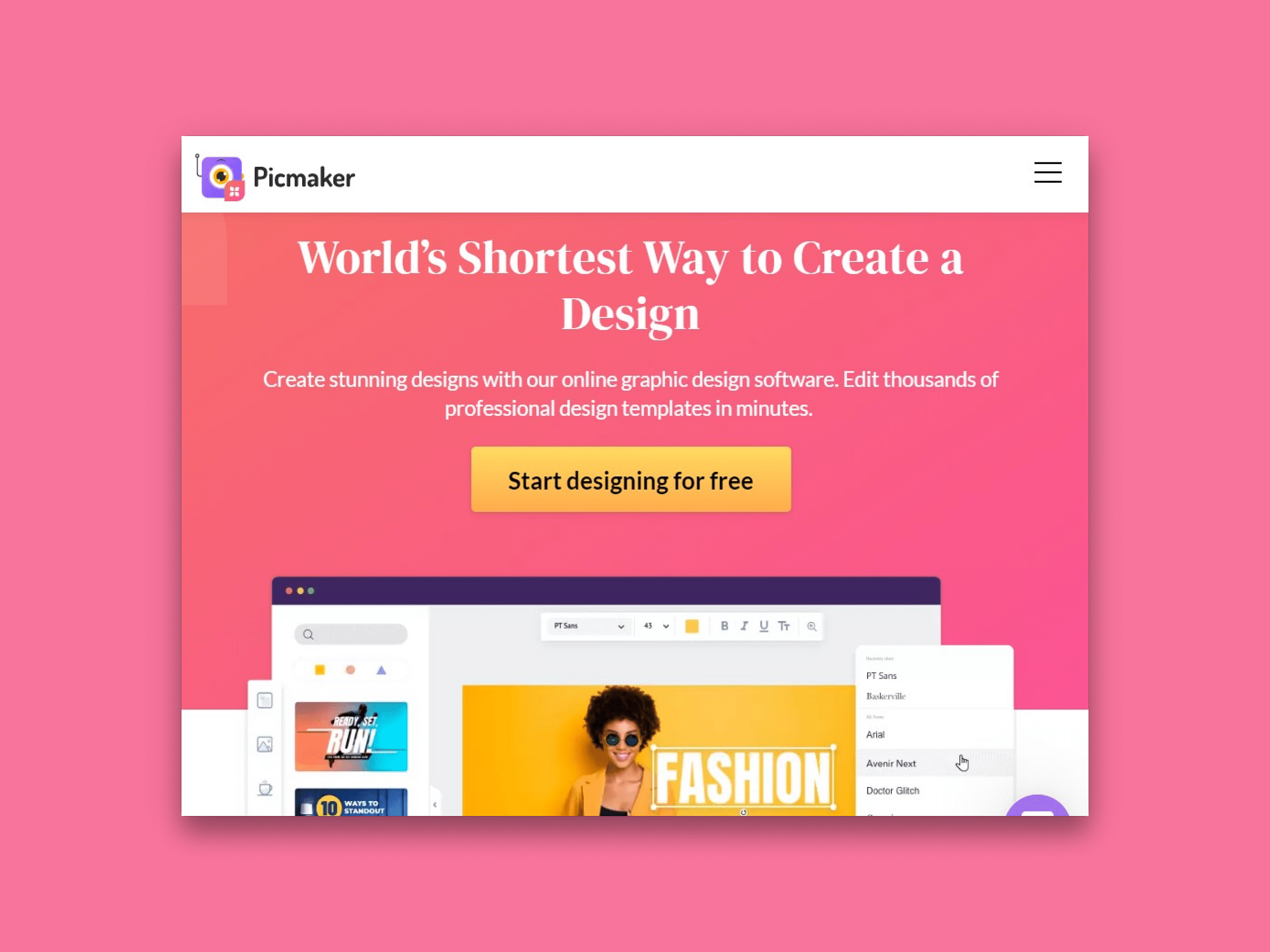 Brand logo for external website's link