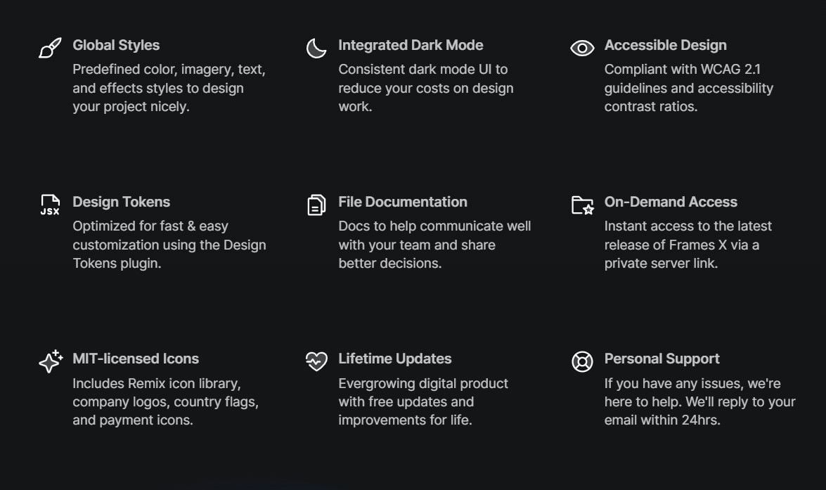 Frames X - UI Kit & Design Handbook for Figma | Prototypr Toolbox