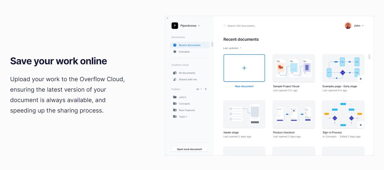 Overflow 2.0 - User Flow Diagrams | Prototypr Toolbox
