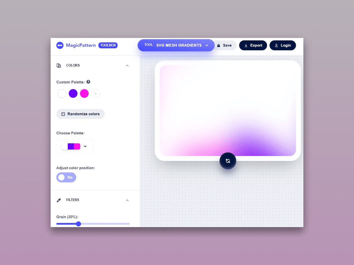 SVG Mesh Gradient Generator - Unique, customizable SVG mesh gradients ...