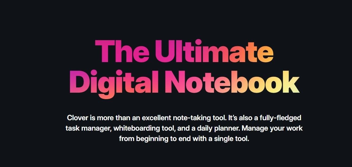 Clover V1 - Notes App | Prototypr Toolbox