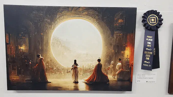 Peinture IA primée