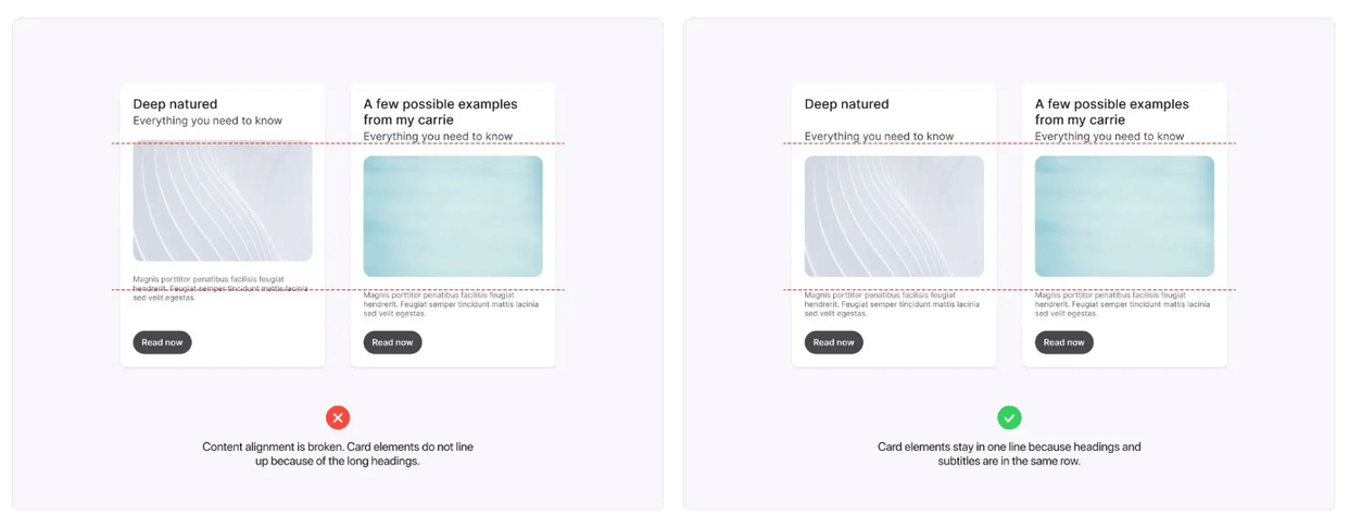 8 best practices for UI card design