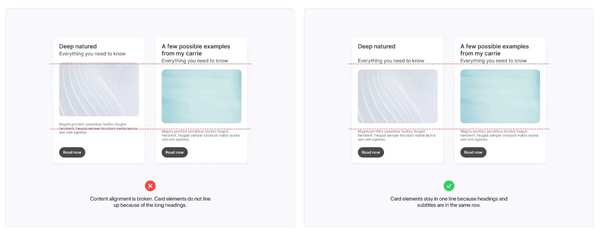 8 best practices for UI card design