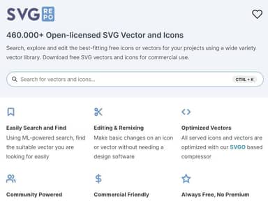 SVG Repo 2.0 - 460k open-licensed icons and vectors | Prototypr Toolbox