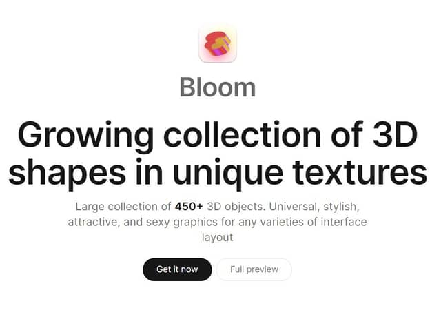 Bloom Objects - 450+ abstract 3D shapes in unique textures | Prototypr ...
