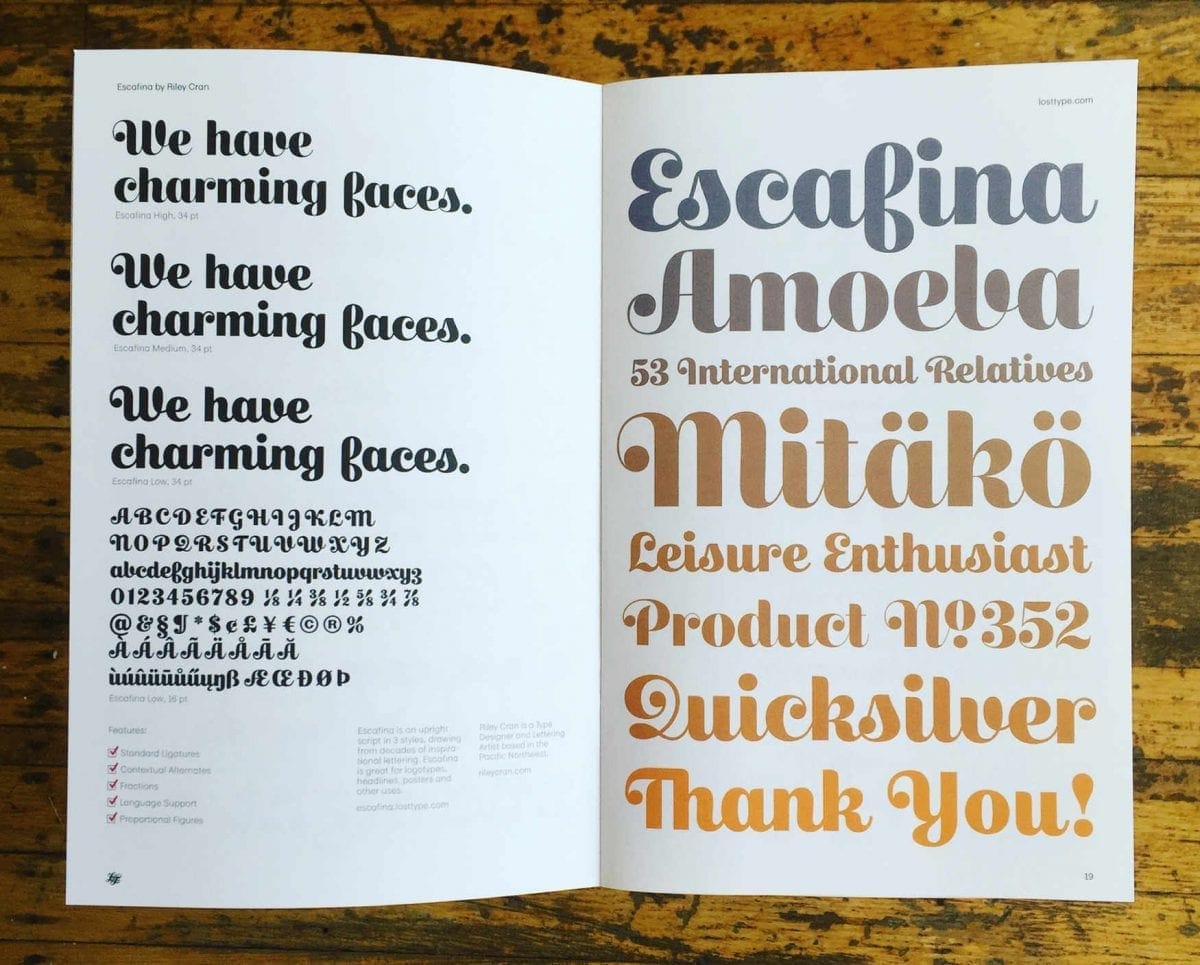 featured image for The Making of Escafina • Lost Type Co-op Blog