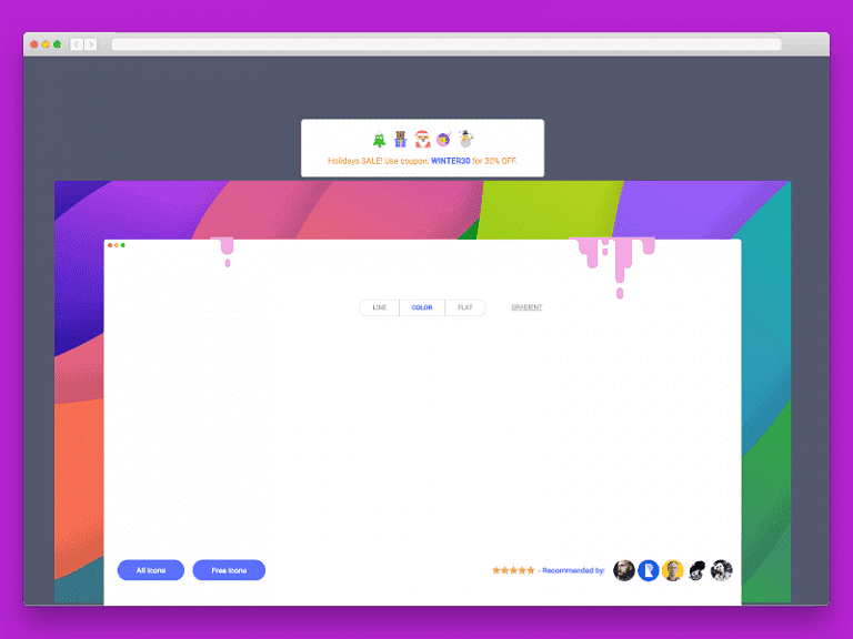 Brand logo for external website's link