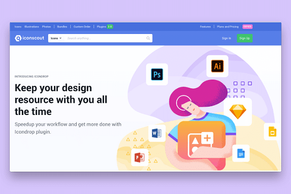 Brand logo for external website's link
