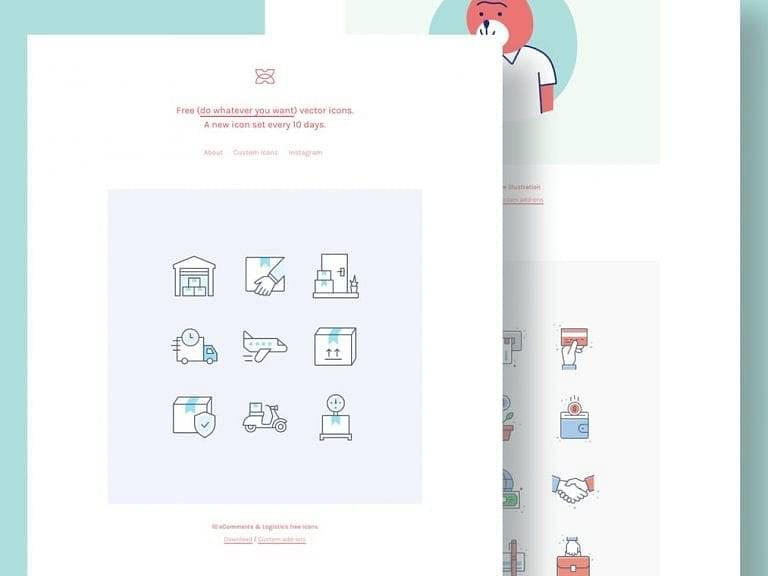 Brand logo for external website's link