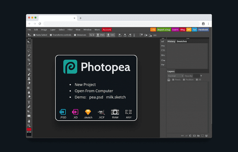 Brand logo for external website's link
