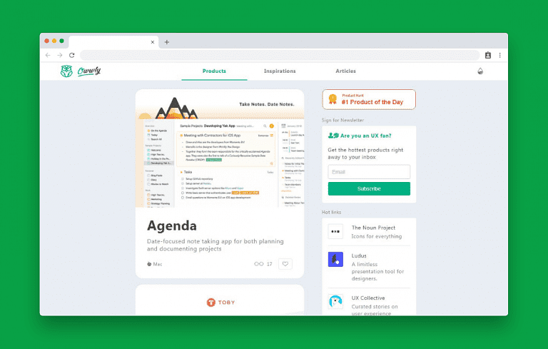 Brand logo for external website's link