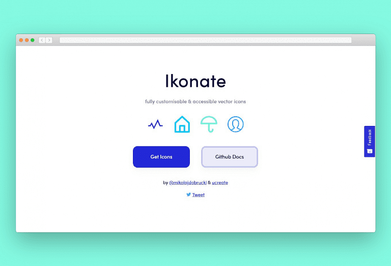 Brand logo for external website's link