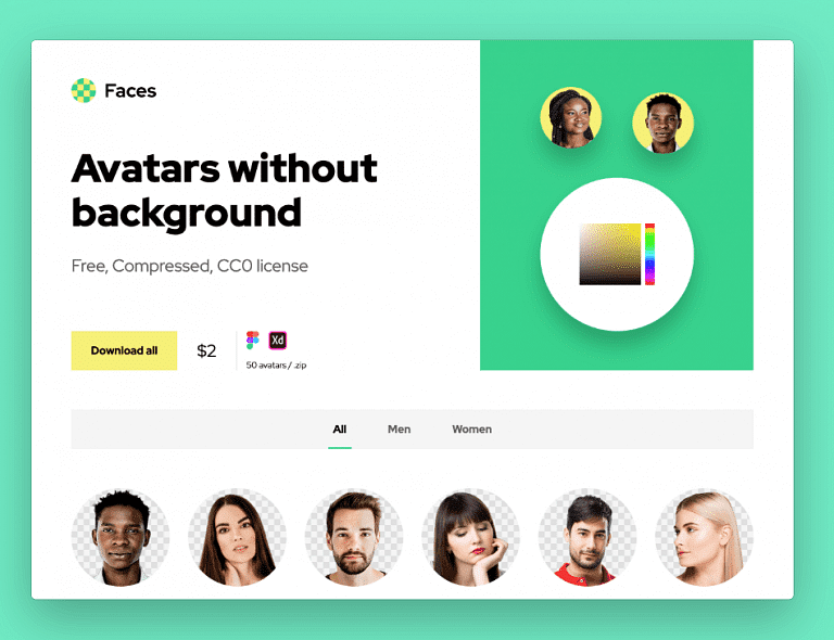 Brand logo for external website's link