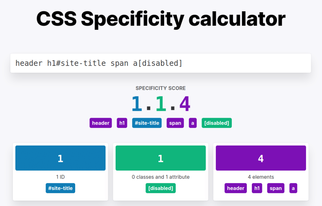 featured image for New online tools: CSS specificity calculator and color contrast checker