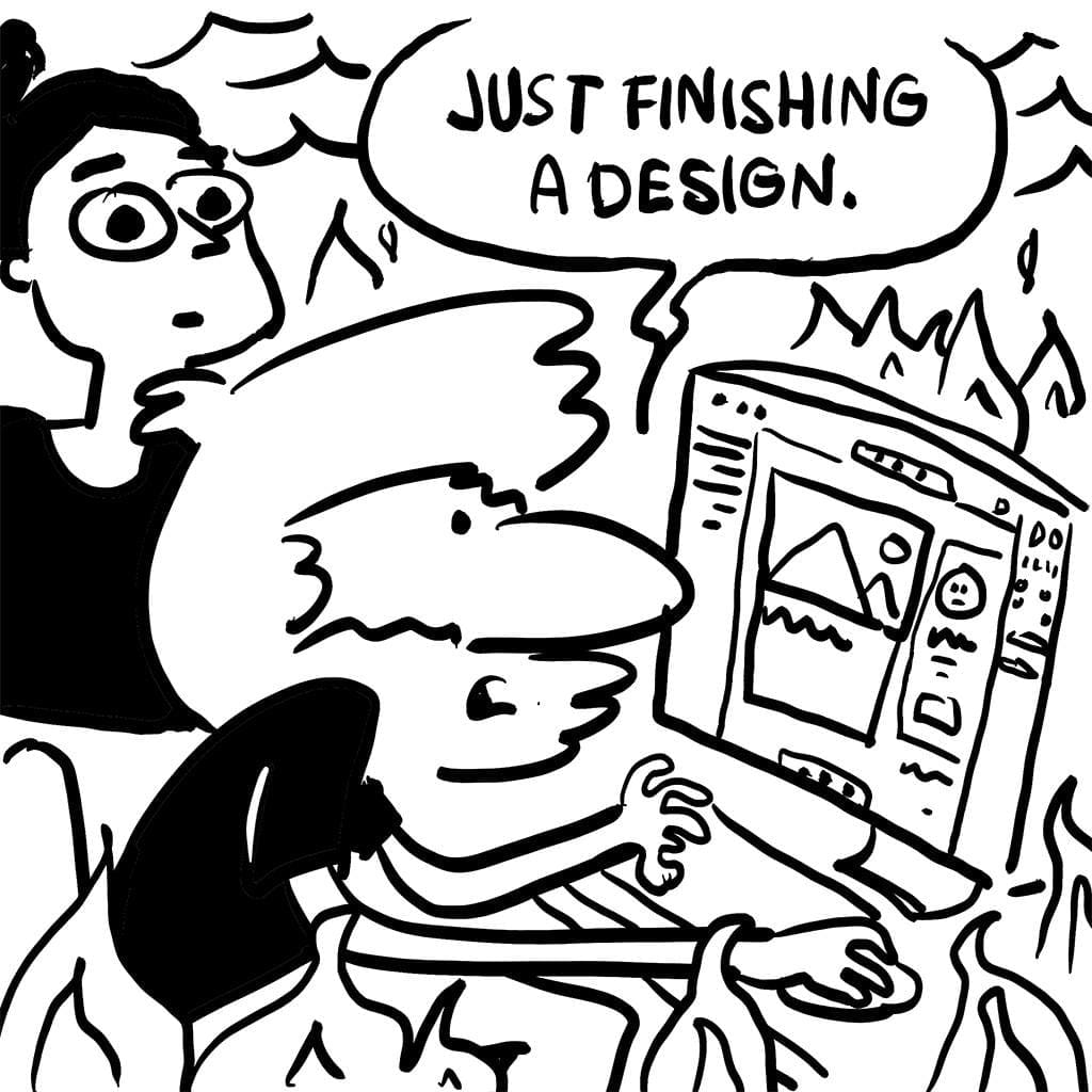featured image for Comics about design and butts