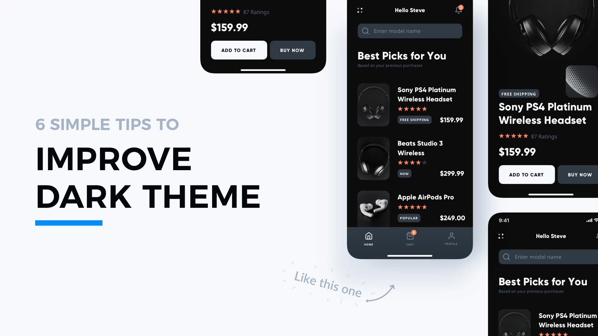 6 Tips to Improve Dark Theme