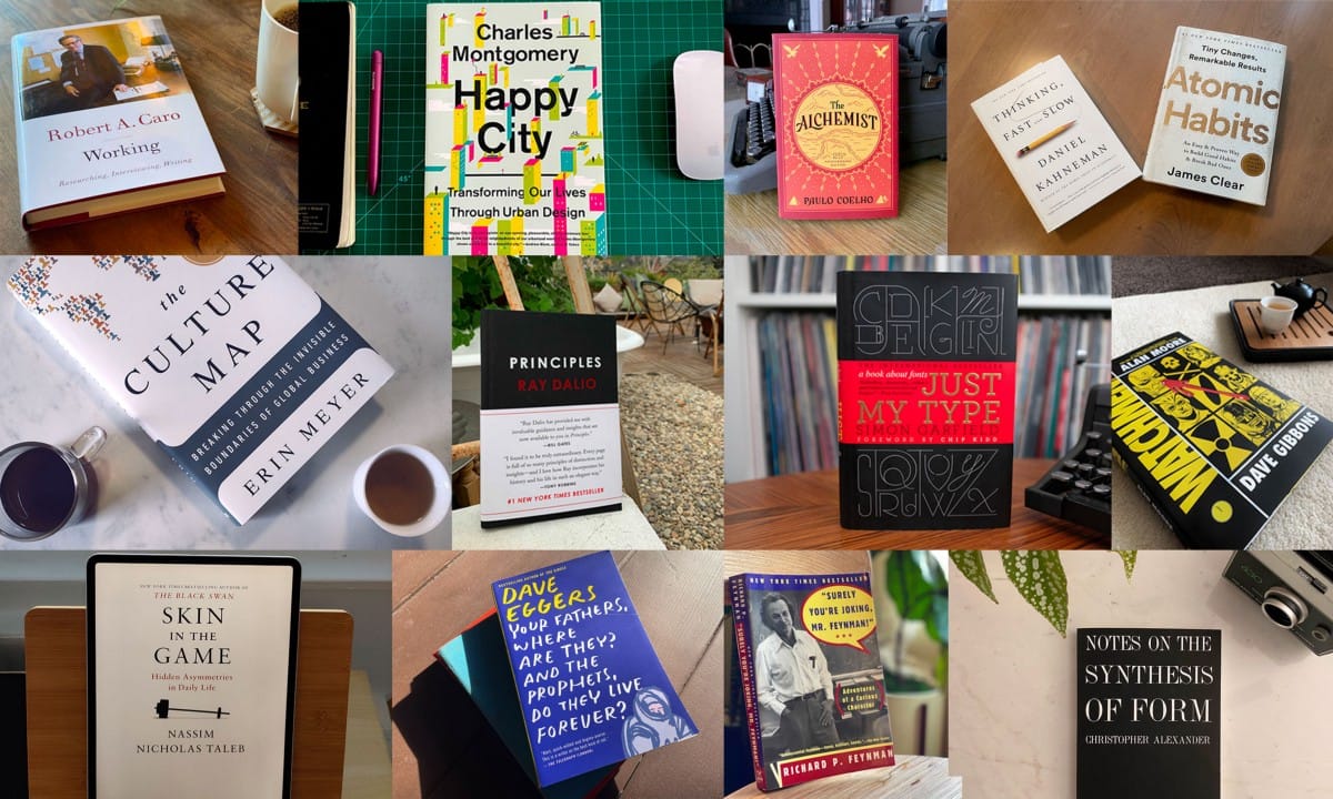 featured image for When Designers Give Each Other Books, They’re Not All Books About Design,