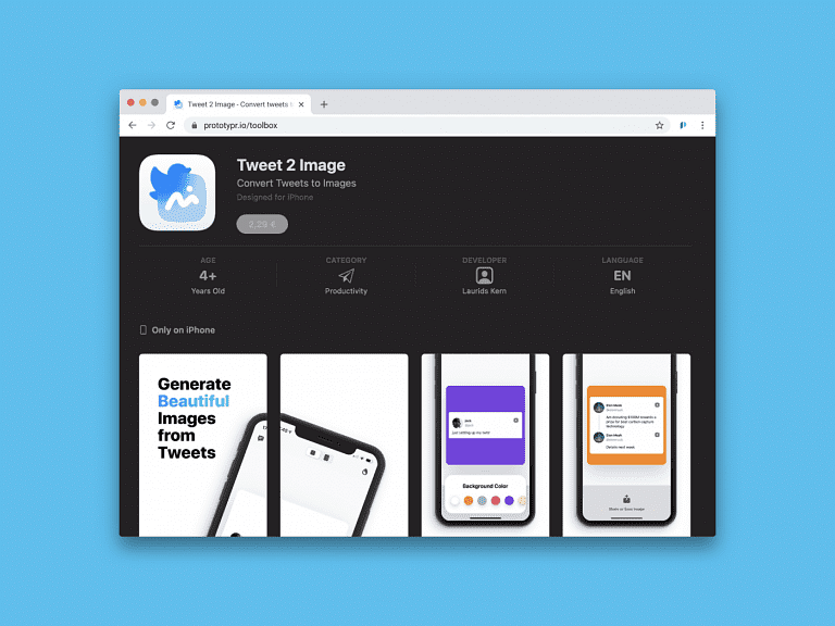 Brand logo for external website's link