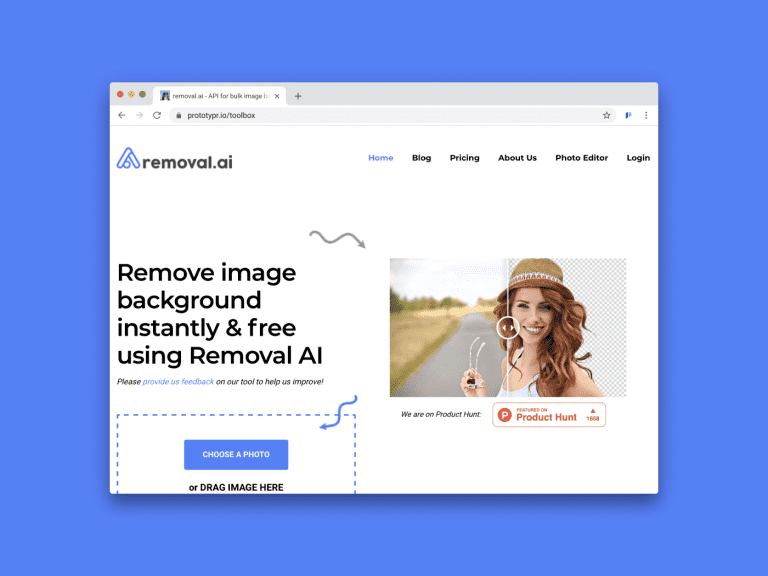 Brand logo for external website's link