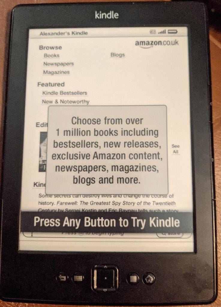 featured image for Turning an old Amazon Kindle into a eInk development platform