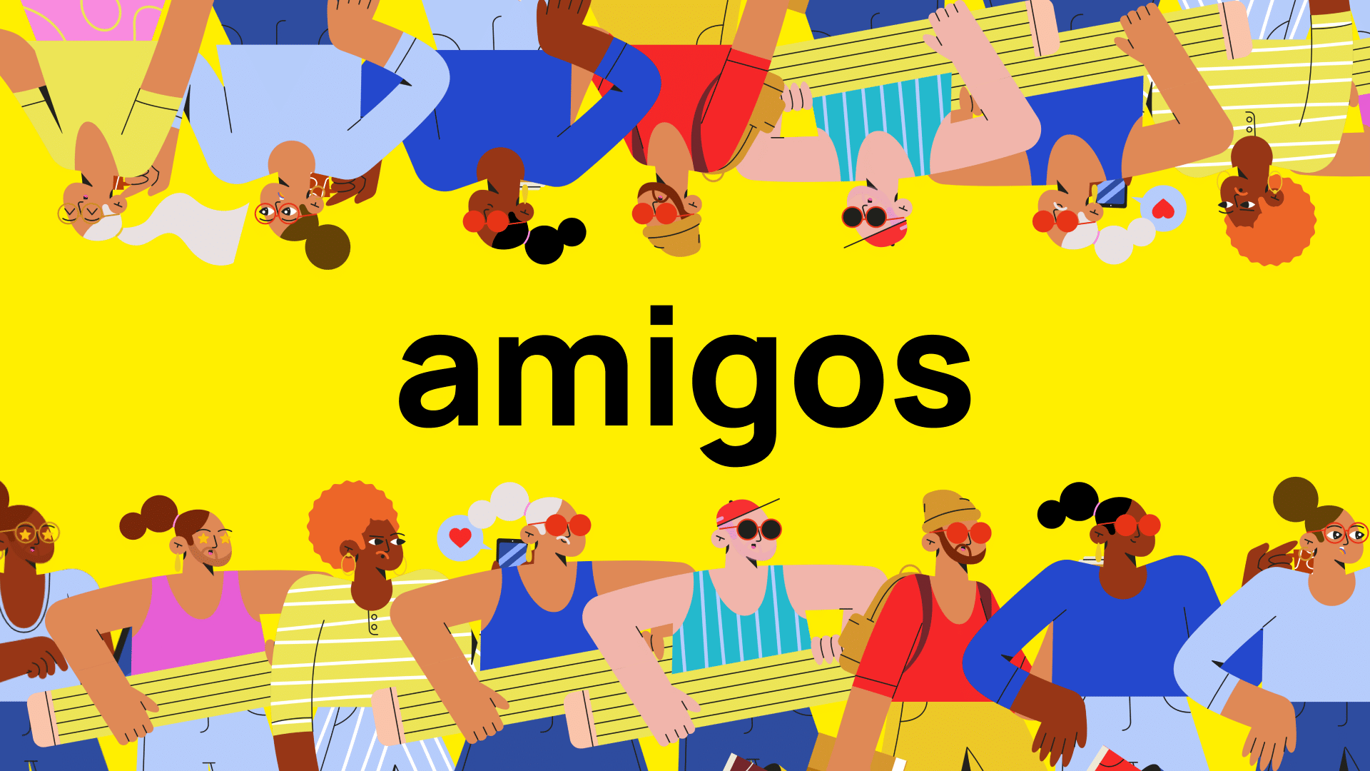 featured image for Amigos Illustrations by Gustavo Pedrosa