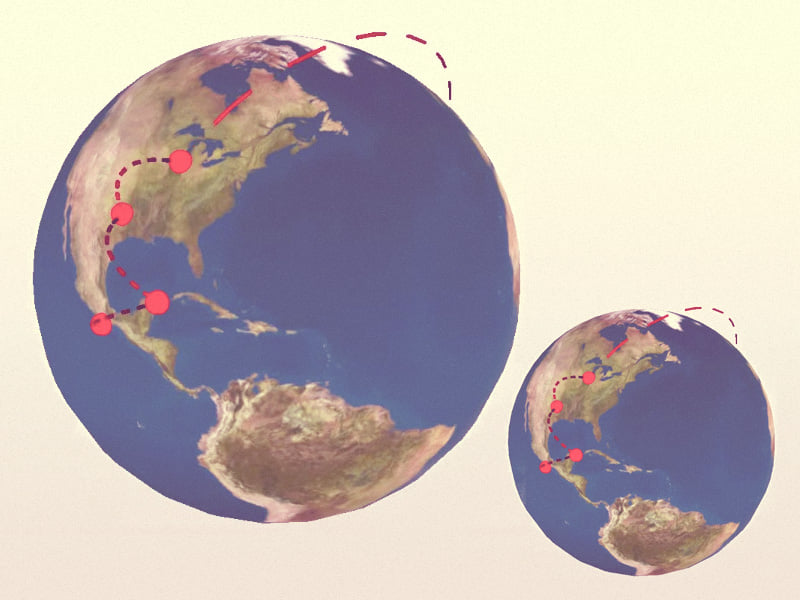 featured image for How to Create a Globe and Add Cities using Three.js