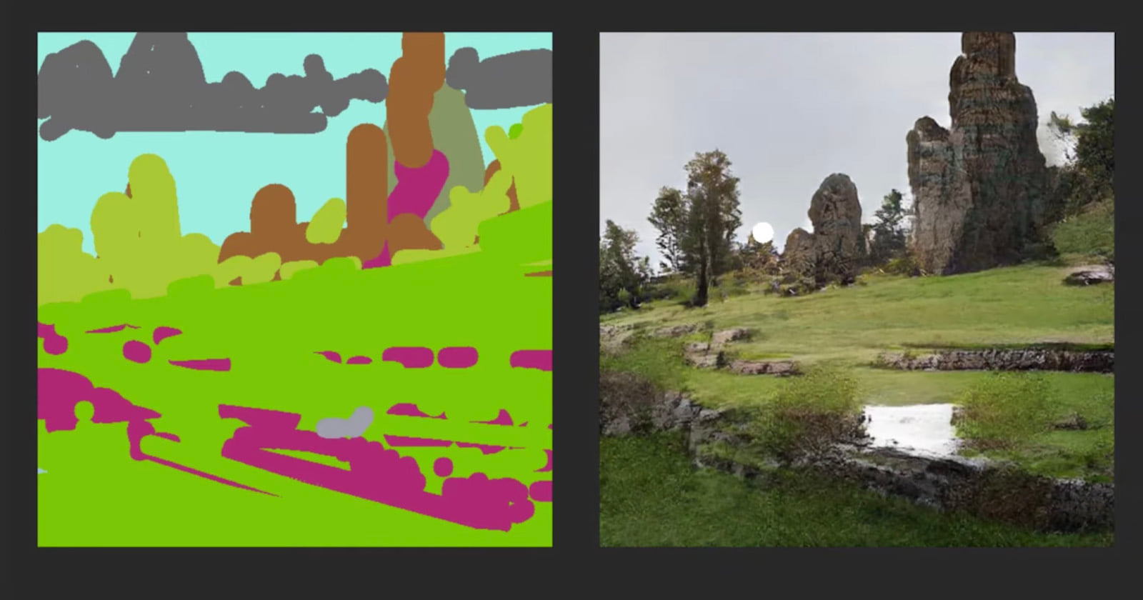 featured image for NVIDIA Canvas Uses AI to Turn Your Doodles into ‘Photos’
